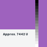 Color chip: Approx. 7442 U