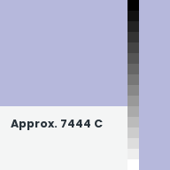 Color chip: Approx. 7444 C