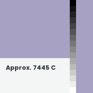 Color chip: Approx. 7445 C