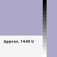 Color chip: Approx. 7445 U