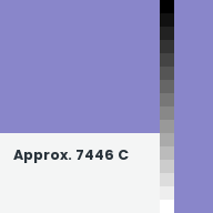 Color chip: Approx. 7446 C