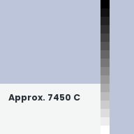 Color chip: Approx. 7450 C