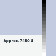 Color chip: Approx. 7450 U