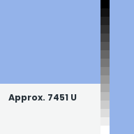 Color chip: Approx. 7451 U