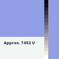 Color chip: Approx. 7452 U