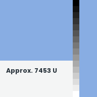Color chip: Approx. 7453 U