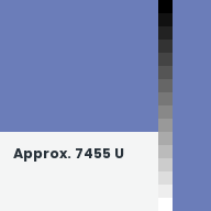 Color chip: Approx. 7455 U