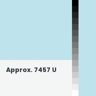 Color chip: Approx. 7457 U