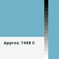 Color chip: Approx. 7458 C