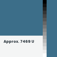 Color chip: Approx. 7469 U