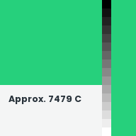 Color chip: Approx. 7479 C