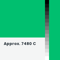 Color chip: Approx. 7480 C