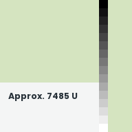 Color chip: Approx. 7485 U