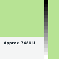 Color chip: Approx. 7486 U