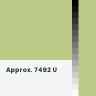 Color chip: Approx. 7492 U