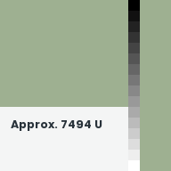 Color chip: Approx. 7494 U