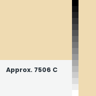 Color chip: Approx. 7506 C