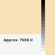 Color chip: Approx. 7506 U