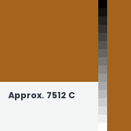 Color chip: Approx. 7512 C