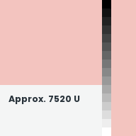 Color chip: Approx. 7520 U