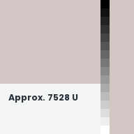 Color chip: Approx. 7528 U