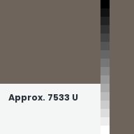 Color chip: Approx. 7533 U