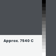 Color chip: Approx. 7540 C