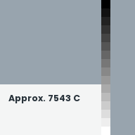 Color chip: Approx. 7543 C
