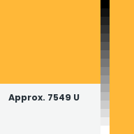 Color chip: Approx. 7549 U