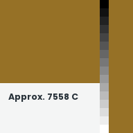 Color chip: Approx. 7558 C