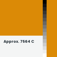 Color chip: Approx. 7564 C