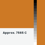 Color chip: Approx. 7565 C