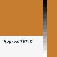 Color chip: Approx. 7571 C