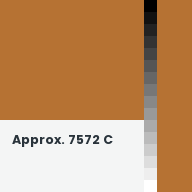 Color chip: Approx. 7572 C