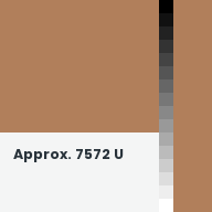 Color chip: Approx. 7572 U
