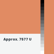 Color chip: Approx. 7577 U
