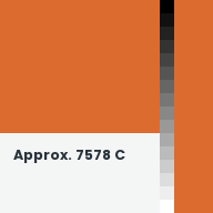 Color chip: Approx. 7578 C