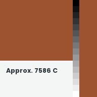 Color chip: Approx. 7586 C