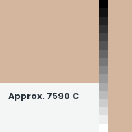 Color chip: Approx. 7590 C