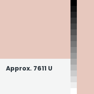 Color chip: Approx. 7611 U