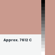 Color chip: Approx. 7612 C
