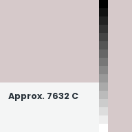 Color chip: Approx. 7632 C