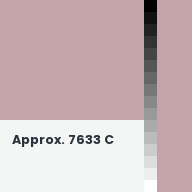 Color chip: Approx. 7633 C