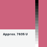 Color chip: Approx. 7635 U