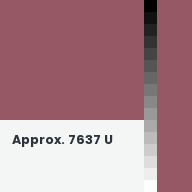 Color chip: Approx. 7637 U