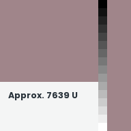 Color chip: Approx. 7639 U