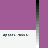 Color chip: Approx. 7655 C