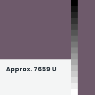 Color chip: Approx. 7659 U