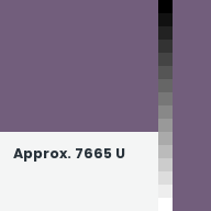 Color chip: Approx. 7665 U
