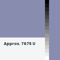 Color chip: Approx. 7675 U